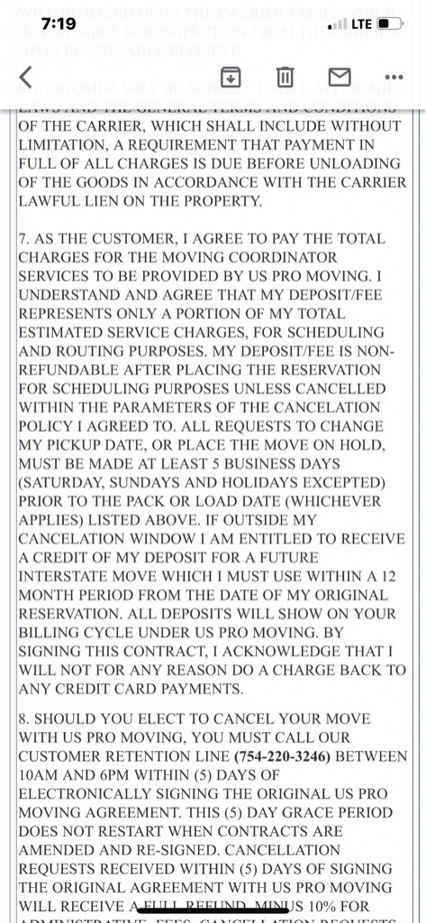 Second photo by Craig Martin of US Pro Moving and Logistics LLC - Large