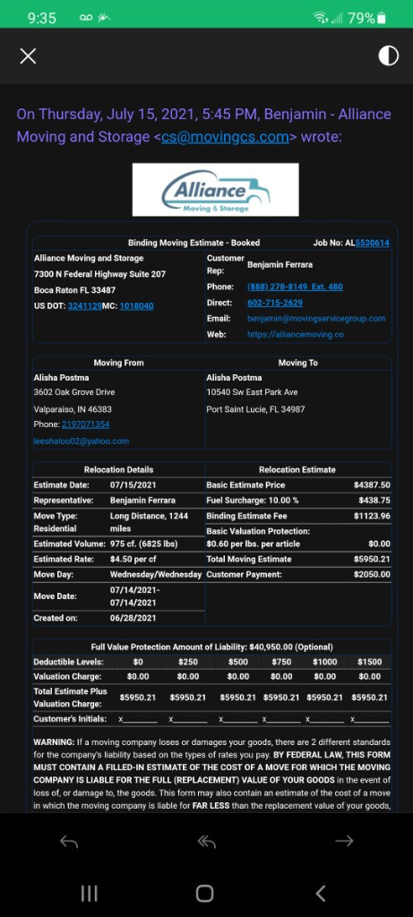 Photo by David Postma of Alliance Moving & Storage LLC - Large