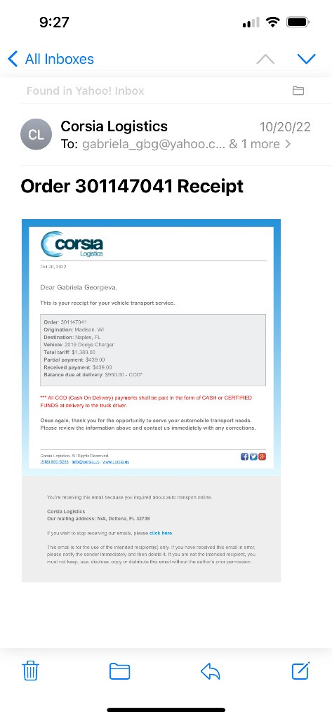 Second photo by Gabriela Metodieva of Corsia Logistics - Large