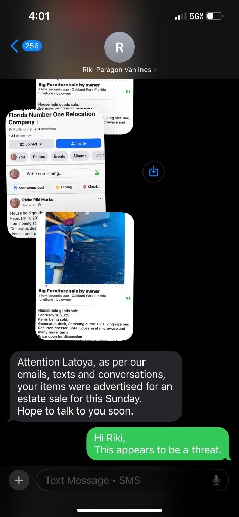 Photo by Latoya Bullard of Paragon Van Lines - Large