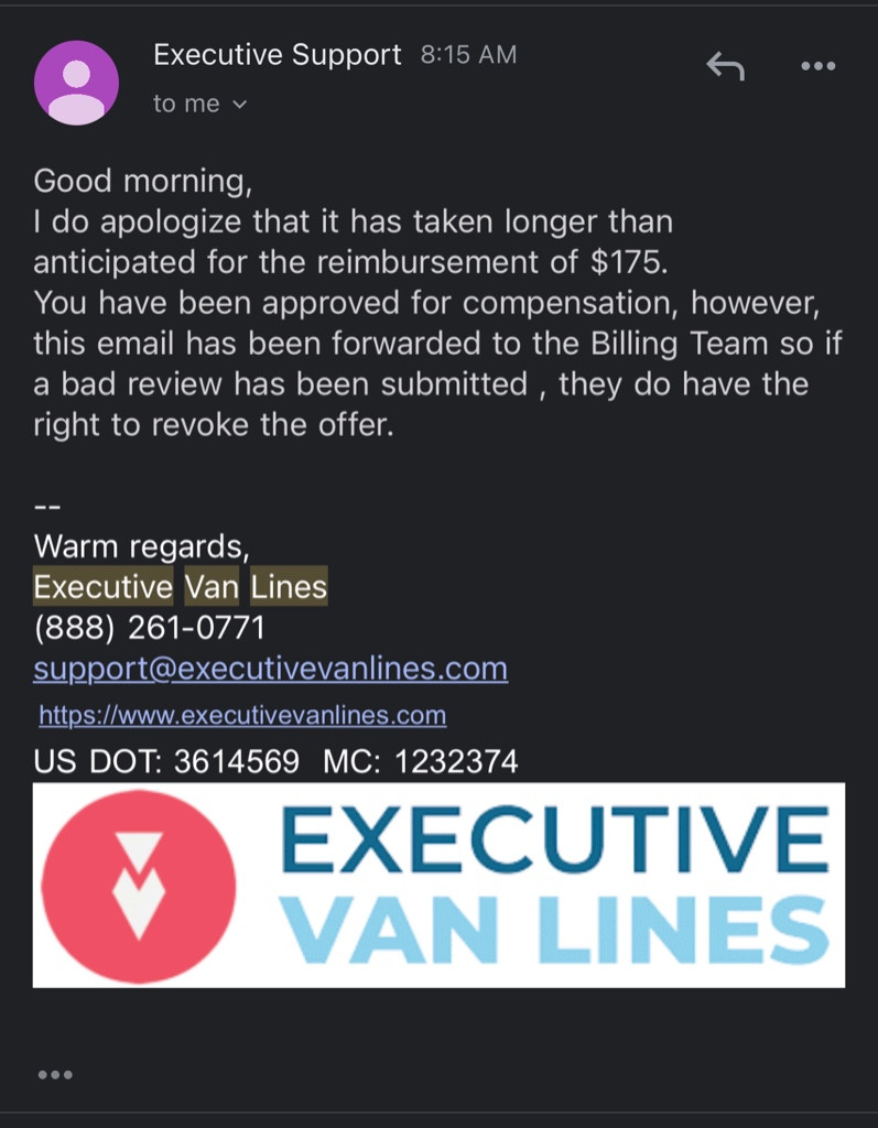 Second photo by Jennifer Ogbodu of Executive Van Lines LLC - Large