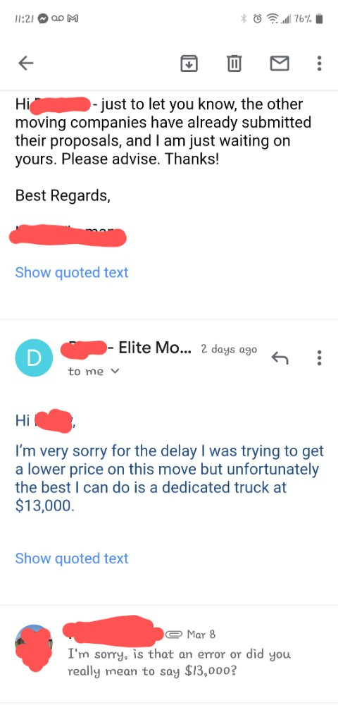 Photo by Kathryn Thoman of Elite Moving & Storage Inc. - Large