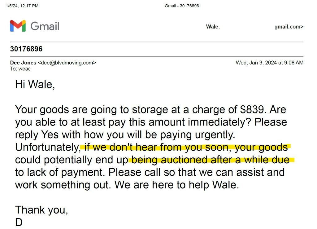 Photo by Wale Adetona of BLVD Moving - Large