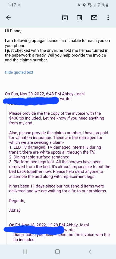 Photo by Abhay Satish Joshi of Green Van Lines Moving Company- Dallas - Large