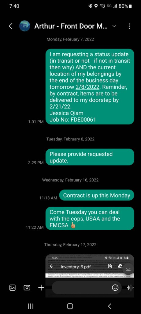 Photo by Jessica Qiam of Front Door Moving & Storage  - Large