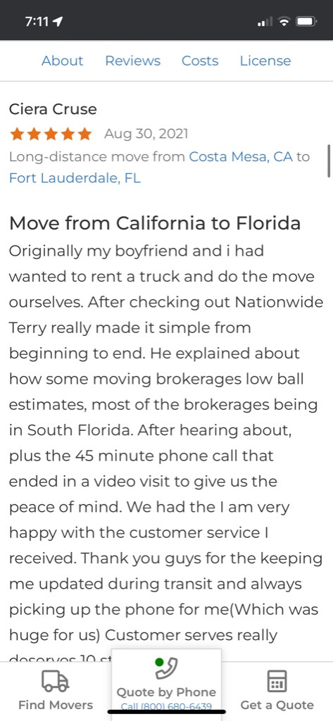 Photo by Nich Witham of Nationwide Moving and Storage LLC - Large