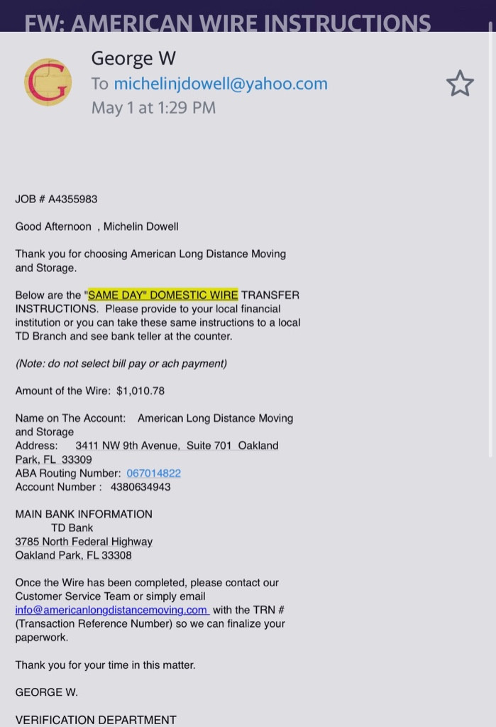 Photo by Michelin Dowell of American Long Distance Moving and Storage - Large