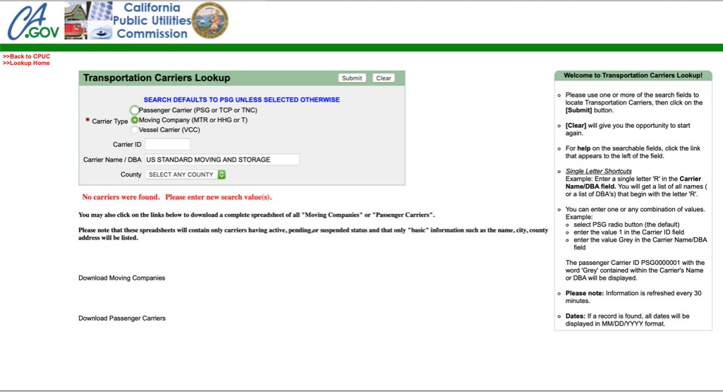 Photo by Pete King of U.S. Standard Moving & Storage Corp - Large