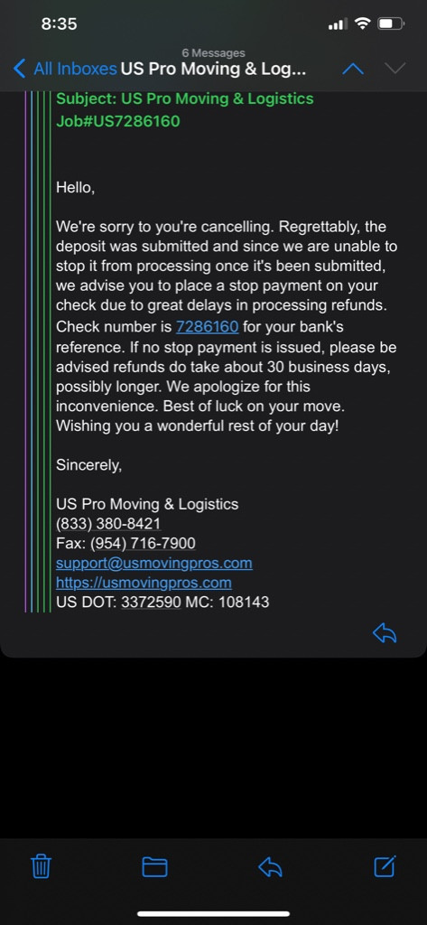 Photo by Lynne Daniels Munoz of US Pro Moving and Logistics LLC - Large