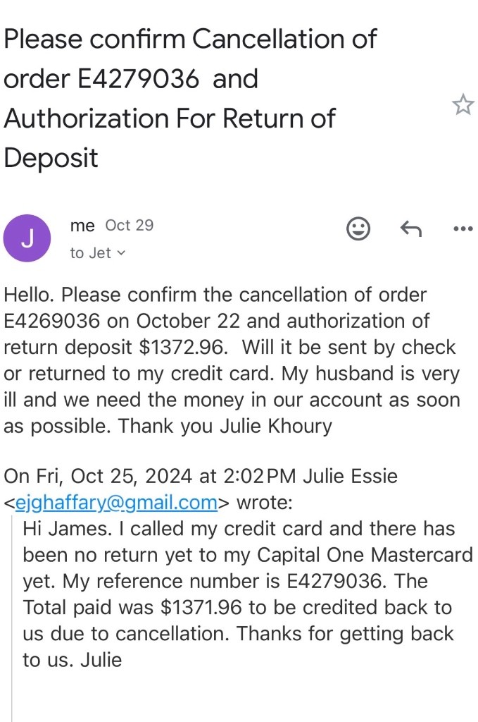 Second photo by Julie Khoury of Jet Moving And Storage - Large