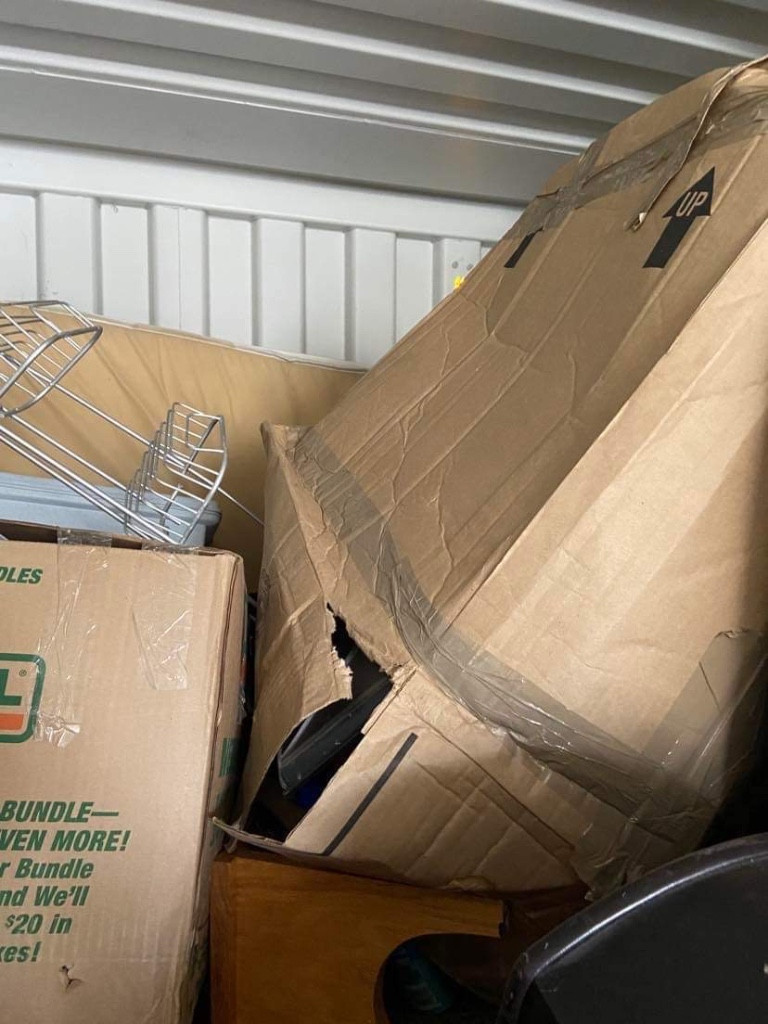 Photo by Bonnie Krisher of 2 Burley Men Moving - Large