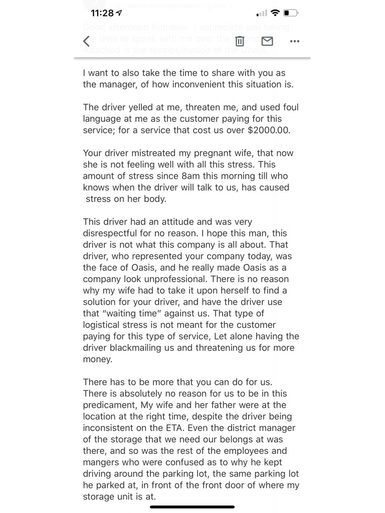 Photo by Johnathan D Blanco of Oasis Moving and Storage - Large