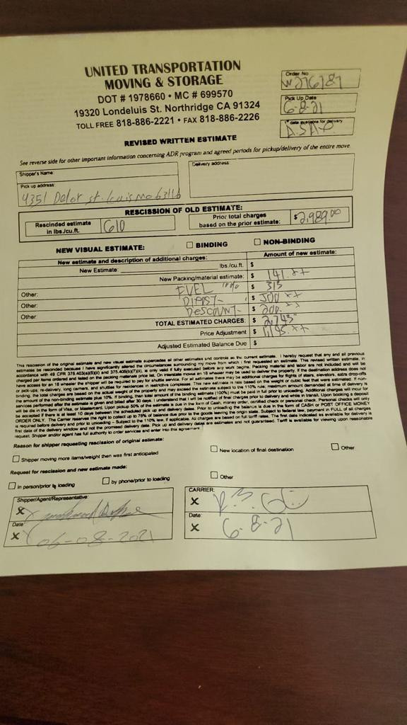 Second photo by Murad Khourshid of United Transportation Moving & Storage - Large