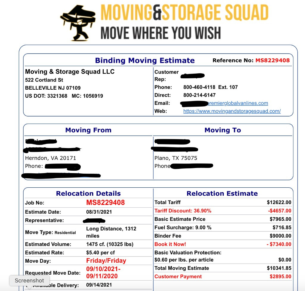 Second photo by Steve Cai of Moving & Storage Squad LLC - Large