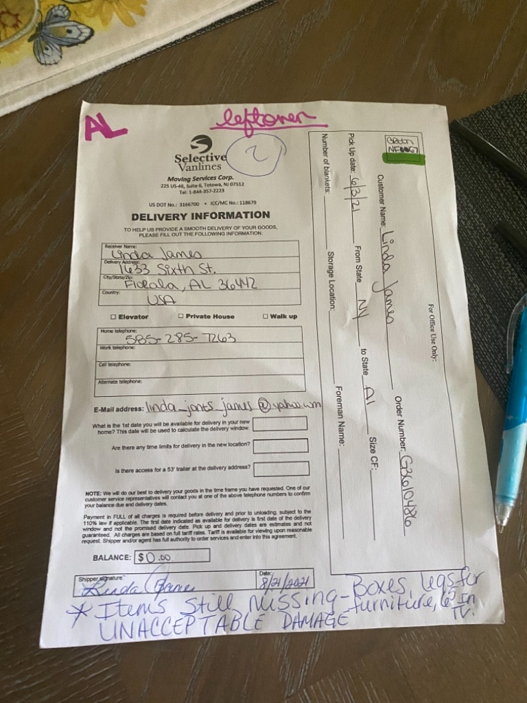 Photo by Linda D Janes of Domestic Moving - Large