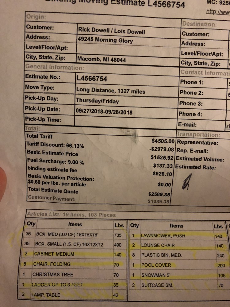 Photo by Ryan of Long Distance Movers Inc. - Large