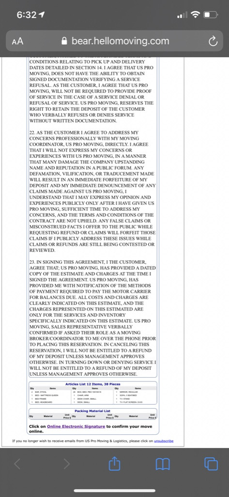 Second photo by Erik Gunderson of US Pro Moving and Logistics LLC - Large