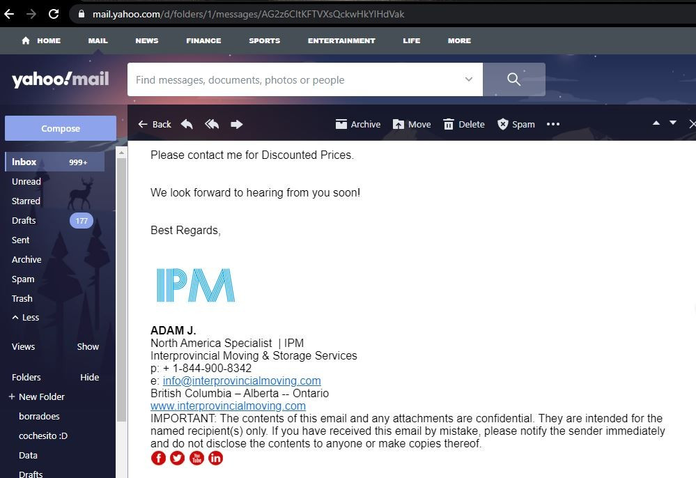 Photo by Gerardo Garcia of Vega Line Moving and Storage Services Inc. - Large