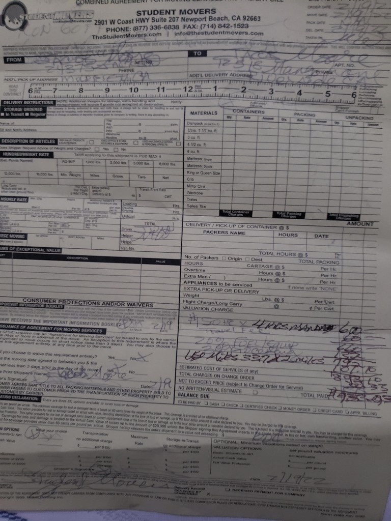 Second photo by Jacob Moore of The Student Movers - Large