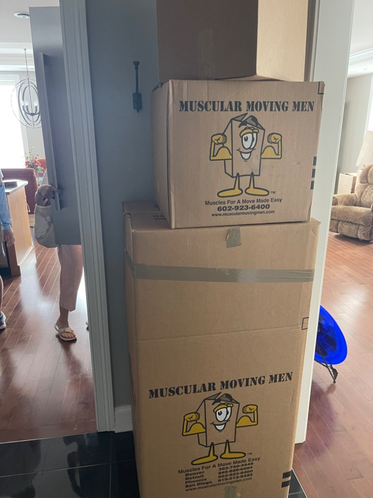 Second photo by Jeremy Goldbach of Muscular Moving Men - Large