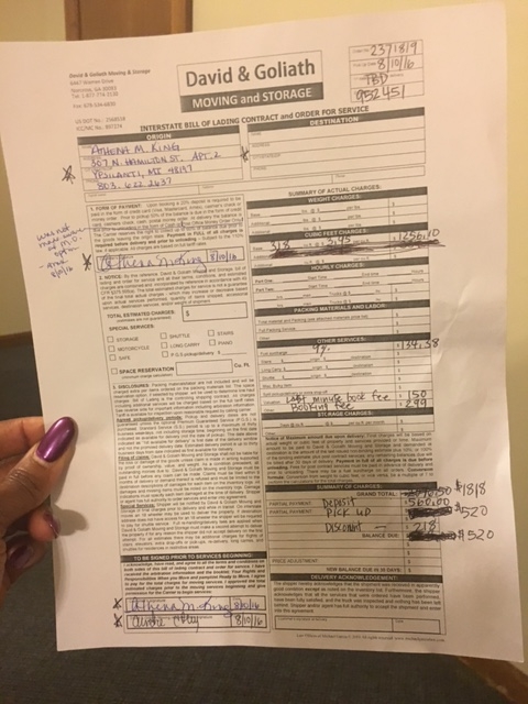 Second photo by Amking of David and Goliath Moving - Large