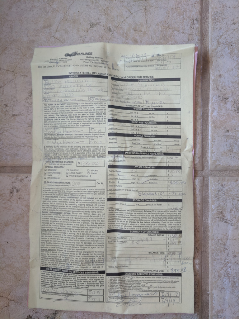 Photo by Mitzie W Hammons of Geo Van Lines - Large