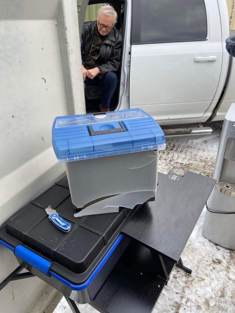 Second photo by Bonnie Krisher of 2 Burley Men Moving - Large