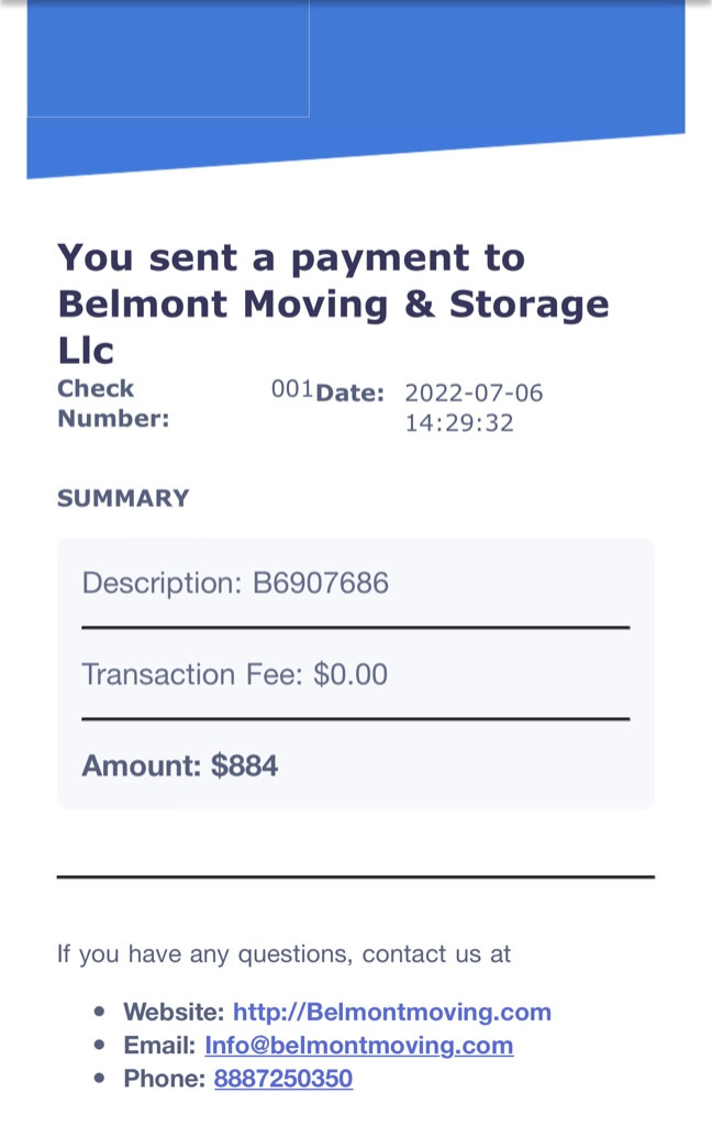 Photo by Elh Barry of Belmont Moving and Storage - Large