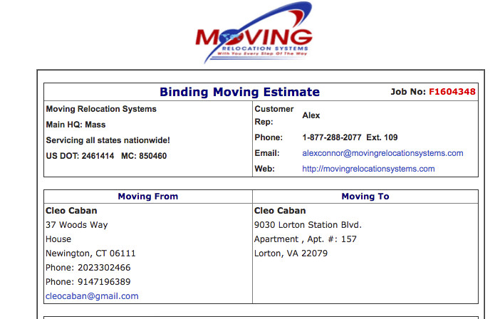 Photo by Cleo Caban of Moving Relocation Systems - Large