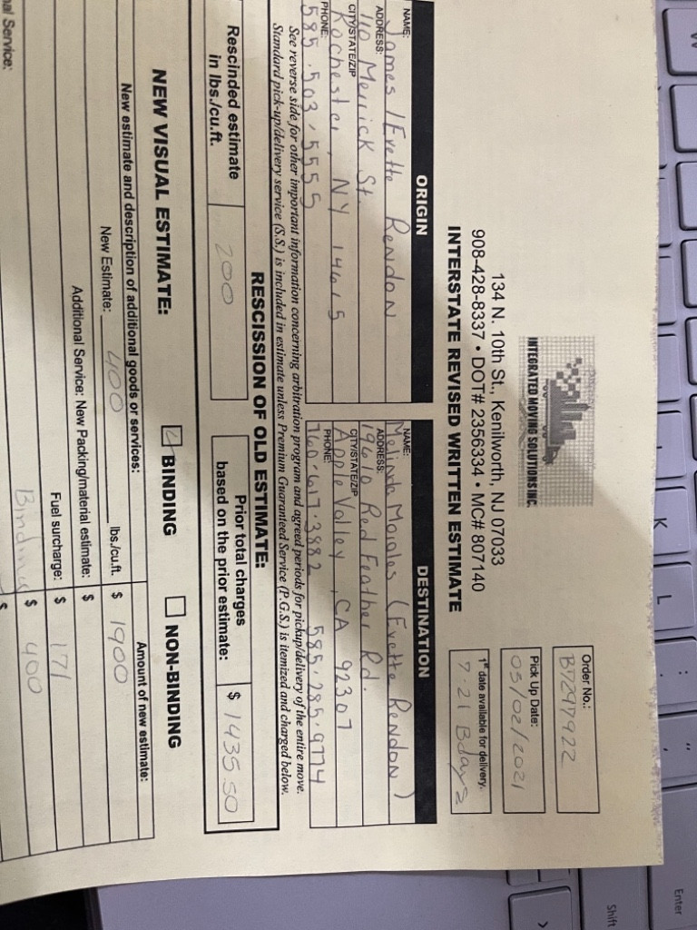 Second photo by James Rendon of Integrated Moving Solutions, INC - Large