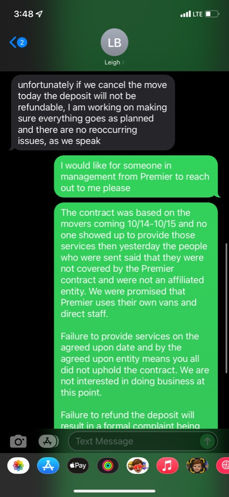 Second photo by Phoebe Hankins of Premier Global Van Lines LLC - Large