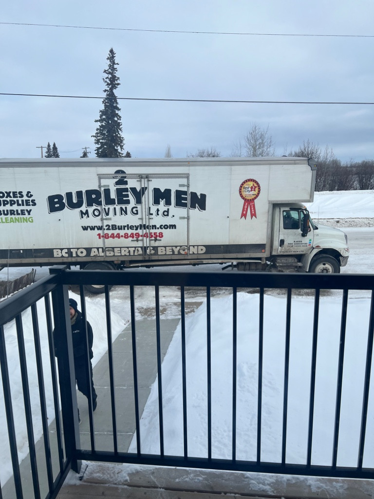 Photo by Lori Sider of 2 Burley Men Moving - Large