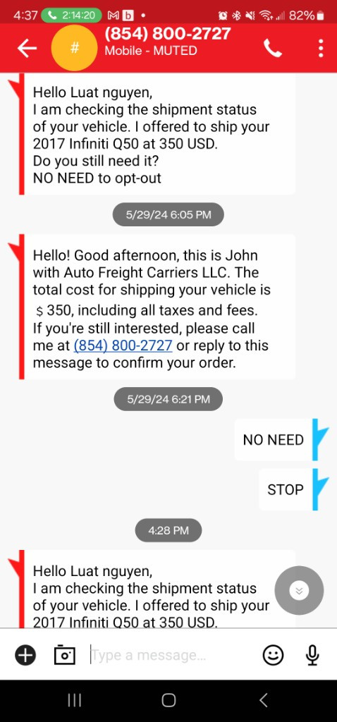 Photo by David Nguyen of Auto Freight Carriers LLC - Large