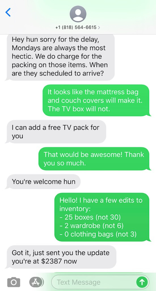 Second photo by Christina Got Scammed of United Transportation Moving & Storage - Large