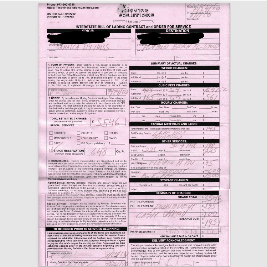 Second photo by Milton Roy of AAA Moving Group - Large