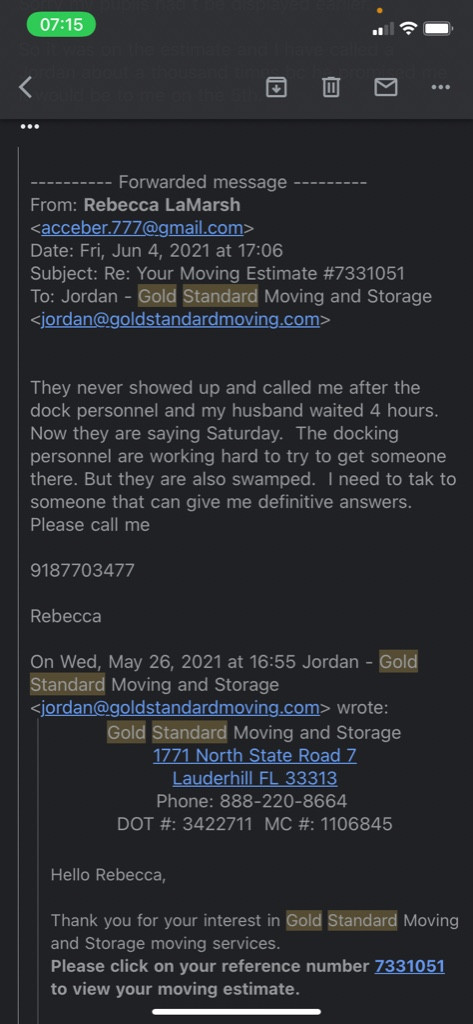 Second photo by Rebecca Lamarsh of Gold Standard Moving and Storage LLC - Large