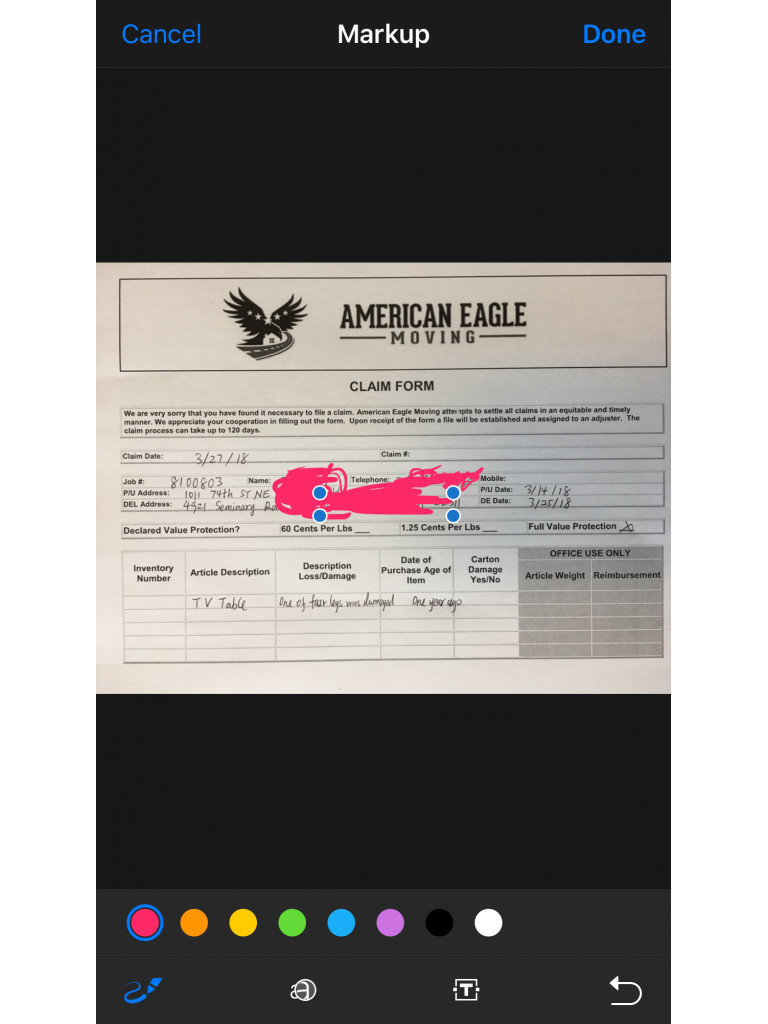 Second photo by Tao Feng of American Eagle Moving Company - Large