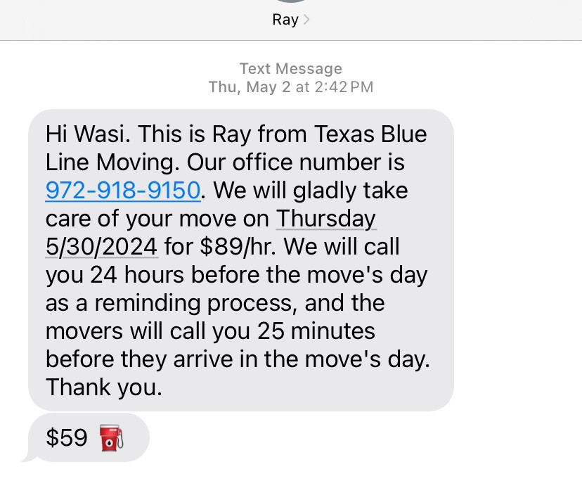 Photo by Khan Hussain of Texas Blue Line Moving - Large