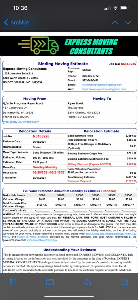 Photo by Ryan Scott of Express Moving Consultants - Large