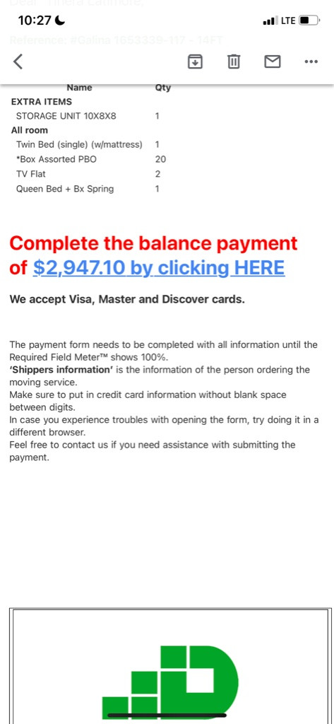 Photo by Sherrae Estoril of Dumbo Moving and Storage - Large