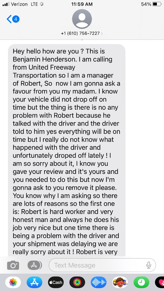 Photo by Julie Anderson of United Freeway Transportation LLC - Large