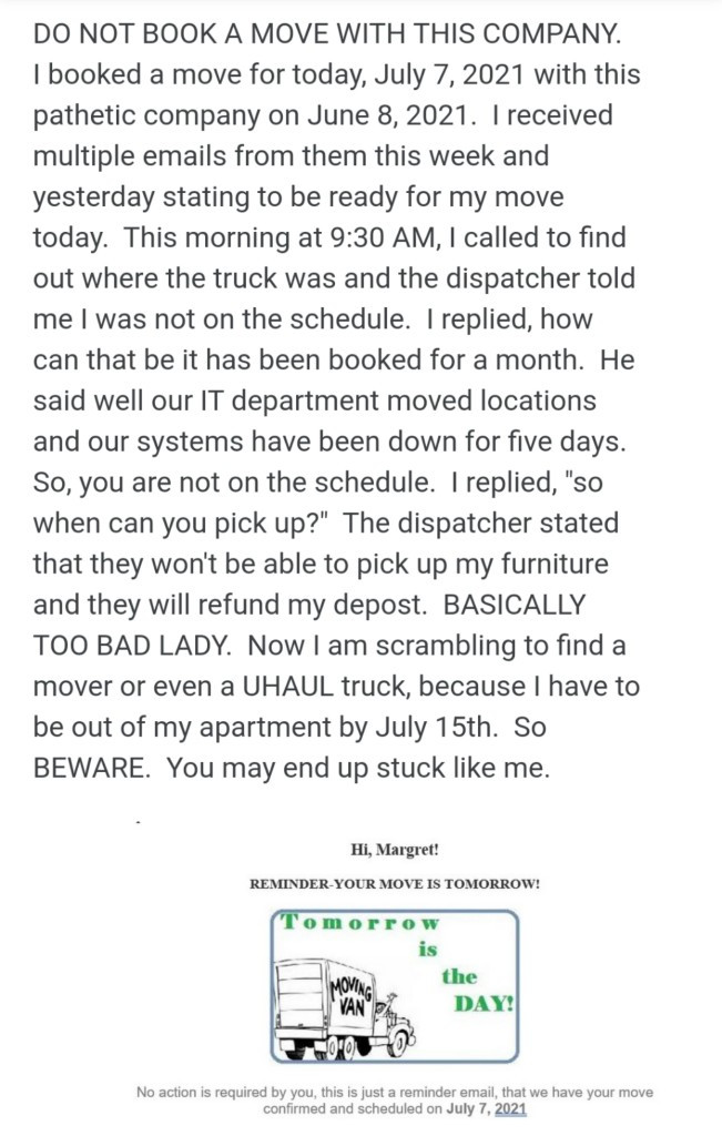 Photo by Meg Furio of Affordable & Assertive Moving & Storage LLC - Large