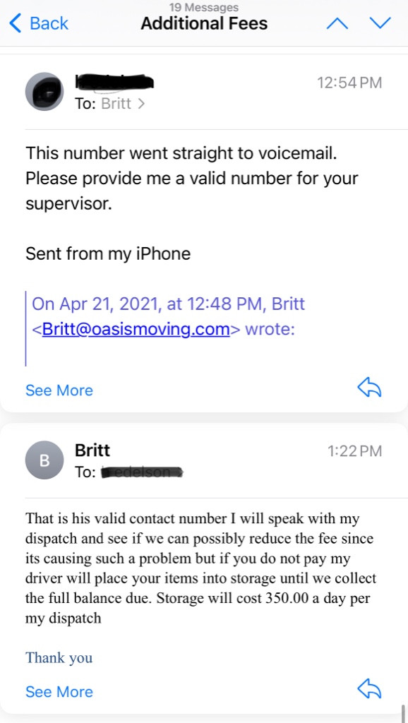 Second photo by Elen Notprovinglastname of Oasis Moving and Storage - Large