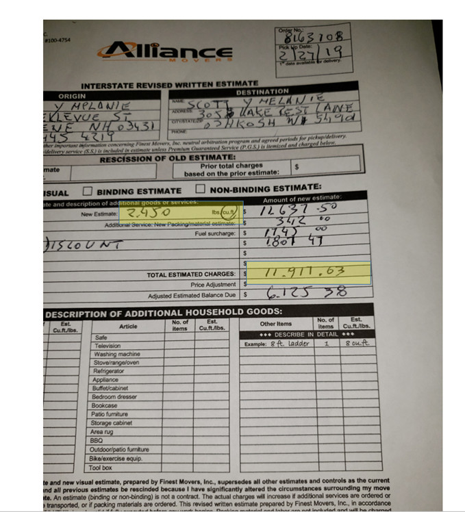 Second photo by Melanie Aurilio of Alliance Movers Inc. - Large