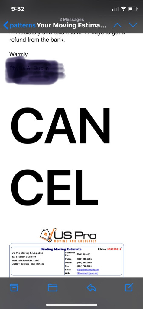 Photo by Phyllis Dublin of US Pro Moving and Logistics LLC - Large