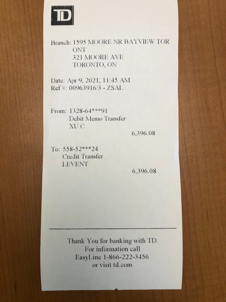 Second photo by Christine Xu of Canada and Cross Border Moving - Large