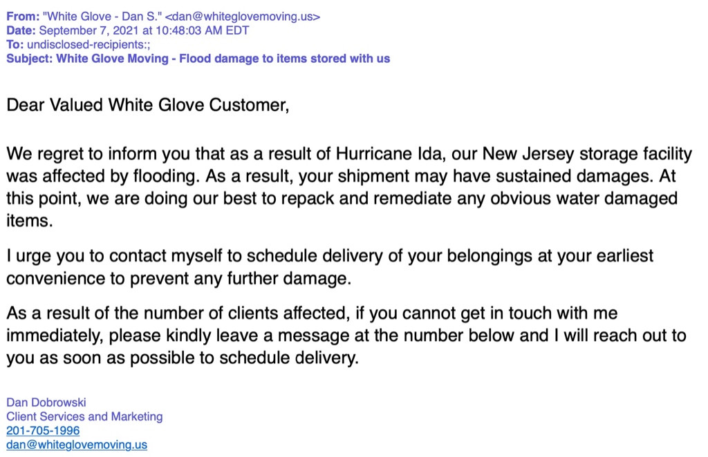 Photo by North Bergen of White Glove Moving and Storage Inc - Large