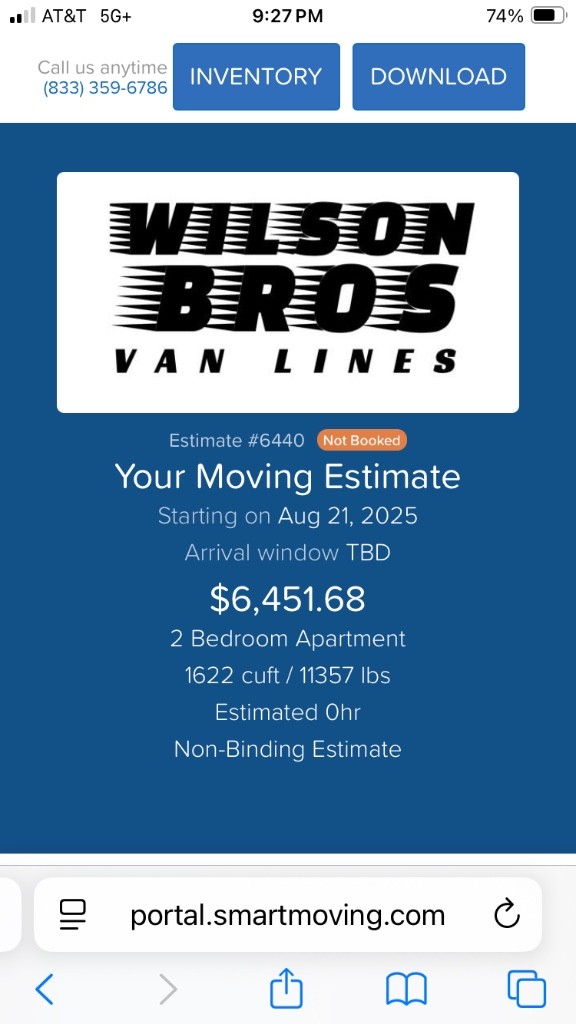 Photo by Margaret Gore of Wilson Bros Van Lines - Large