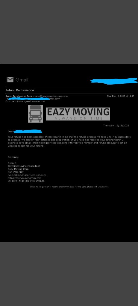 Photo by Persephone Obannion of Eazy Moving Corp - Large