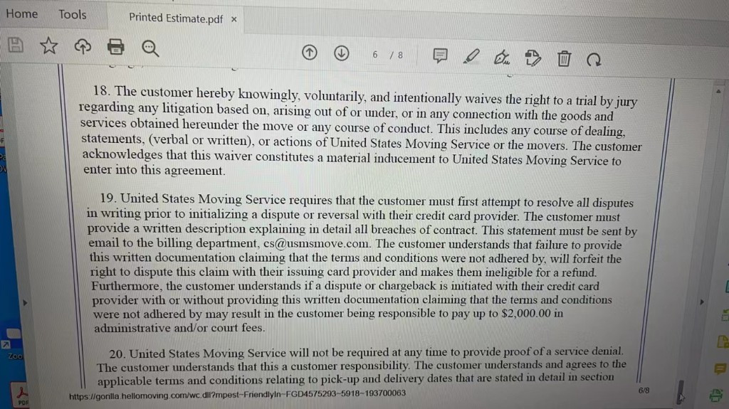 Second photo by Esther Breier of United States Moving Services - Large